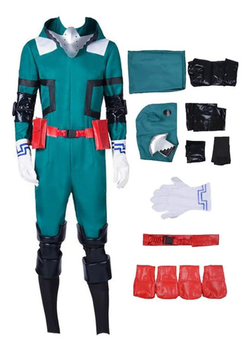 Redpkos Midoriya Izuku Cosplay Traje Mono Izuku Midoriya Cos