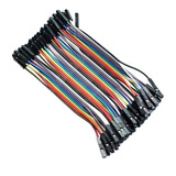 80 Cables 10 Cmt Hembra Hembra Dupont Conexión Arduino