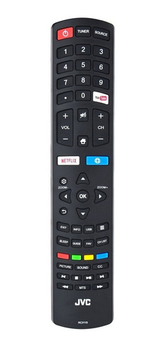Control Remoto Jvc Rc311s Smart Tv Original