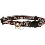 Pets First Accesorios Universitarios Para Mascotas, Collar Color Texas A&m Aggies