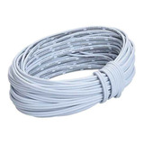 Cable De 18 Awg Blanco, Monocromático, 1mm, 48v Máx, 1m