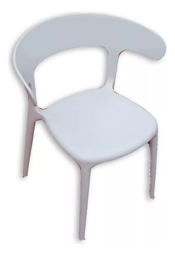 Silla Sillon Luna Reforzado  Mascardi Blanco