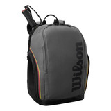 Mochila Tenis Padel Wilson Tour Padel Backpack Porta Racket Color Gris Negro