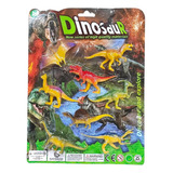 Set Juguete Dinosaurio 8 Piezas En Blister