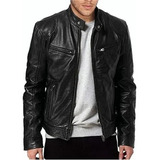 Chamarra Biker Slim Para Hombre