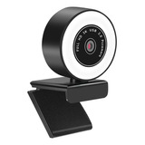 Mini 1080p/2k/5mp Webcam Con Luz De Enfoque Fijo De 1080p