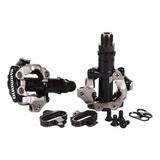 Pedal Shimano M520 + Taquinhos Clip Bicicleta Mtb Xc Bike