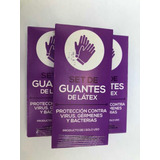 Set Guantes Látex 10 Cajas Con 3 Guantes C/u - 30 Guantes