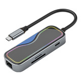 Adaptador Usb C 7 En 1, Adaptador Multipuerto Usb C