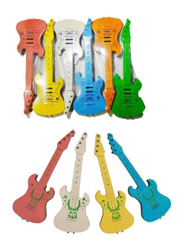 10 Guitarra Guitarrinha Infantil Brinquedo  Atacado