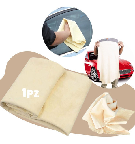 Franela Trapo Super Absorbente Piel Gamuza Auto, Carro 1pz F