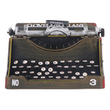 Decoración Retro De Máquina De Escribir Vintage, Robusta Y E