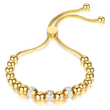 Pulsera De Cadena De Bola De Oro Agriajun Para Mujeres Y Hom