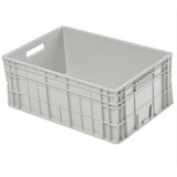 Kit 3 Caixa Container Organizador Plastico Empilhavel 46l 