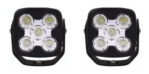 Faro Auxiliar Reflector Led 50w Cuatri Camion 12v 24v Kit X2