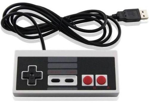 Pack Control Nes Con Cable Usb Para Notebook Pc Y Mac 