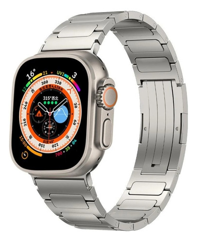 Correa De Aleación Titanio Para Apple Watch Ultra 9 8 7 Se 6