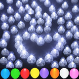 100pcs Led Globo Luz Mini Bolas Redondas Luces Impermeable