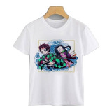 Polera Kimetsu No Yaiba Nezuko Tanjiro Anime Unisex Calidad