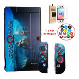 Funda Case Protectora Para Nintendo Switch Oled + Mica 05