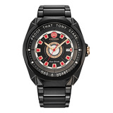 Eco-drive - Reloj De Acero Inoxidable Ip Negro Para Hombre,