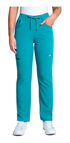 Pantalón Mujer Scorpi Comfort -teal Blue- Uniformes Clínicos