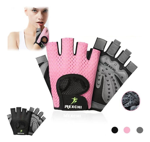 Guantes Gym Fitness Guantes Para Pesas Gym Mujer  Hombre