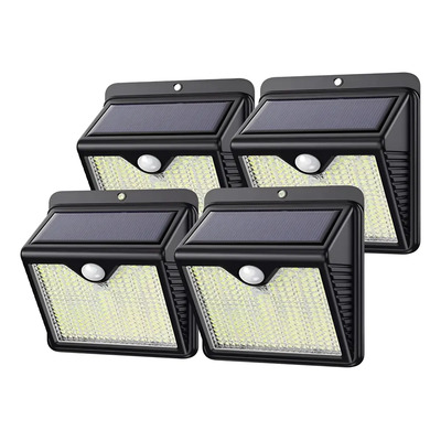 Lámparas Led Para Exterior Luminaria Lámpara Solar De Jardín Paquete 4 Piezas 315 Leds Cada Una Marca Dosyu Color De Las Luces Blanco Frío | MercadoLibre
