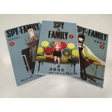 Set X 3 Manga Spy X Family, Español, Colección Libros 1 2 3