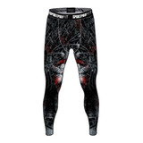 Calça Leg Masculina Estampada Térmica Compressão Academia L5