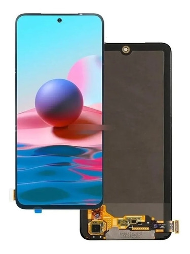 Tela Display Frontal Oled Para Redmi Note 10 10s 4g + Cola