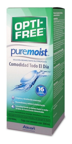  Opti-free Pure Moist Solucion Desinfectante Humectante 300ml