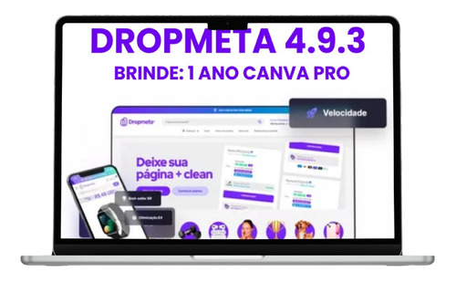 Tema Dropmeta 4.7 + Lista Cvs Com 100 Produtos C/ Copy's