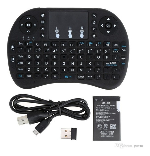 Mini Teclado Wirelees Para Smart Tv / Portaequipajes