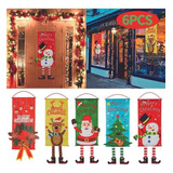 Decoración Navideña Navidad Balcón Puerta Banner 6pcs