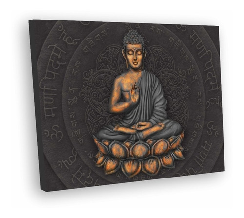 Quadro Tela Decorativo Buda Religião Budista 120x90