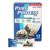 Pure Protein Galleta Barra Cookies & Cream 12pzas