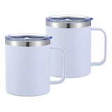 Acero Inoxidable De 12 Oz De Taza De Café Portátil Térmico