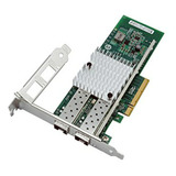 Adaptador Ethernet 10g Dual Sfp+ Intel X520-da2