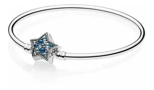 Pandora Brazalete Cierre De Estrella Azul Original + Kit