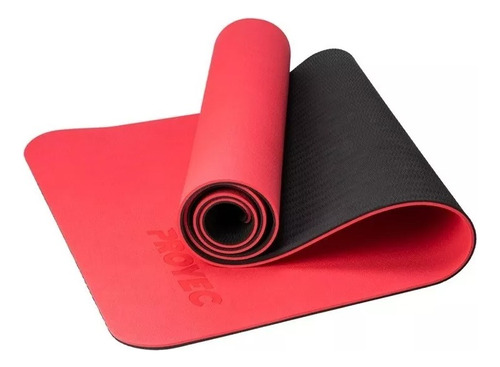 Mat Yoga Proyec Bicolor De 6mm Colchoneta Pilates Streching 