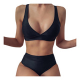 Conjunto De Bikini Moderno Para Mujer, Traje De Baño De Dos