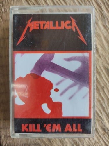Cassette Metallica - Kill Em All - 1995 Polygram Colombia 