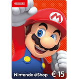 Tarjeta Nintendo Eshop 15 Euros Original Entrega Inmediata