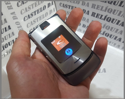 Celular Motorola V3i De Chip & Cartão Memoria Usado  Antigo 