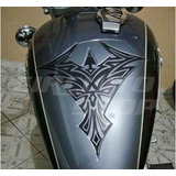 Protetor Tanque Tankpad Relevo Tuning Moto Custom Tribal M1