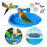 Pjaro Baera Tazn Cuenca Colgante Birdbath Juguete Pet Loro J