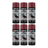 Paq 6 Pinturas Para Telas Vinilo E Interior De Auto Tinto