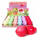 Balsamo Labial Mágico Magic Cactus Caja Con 24 Piezas