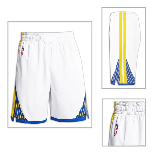 Bermudas Pantalon Basquet Nba Golden State Warriors Oficial